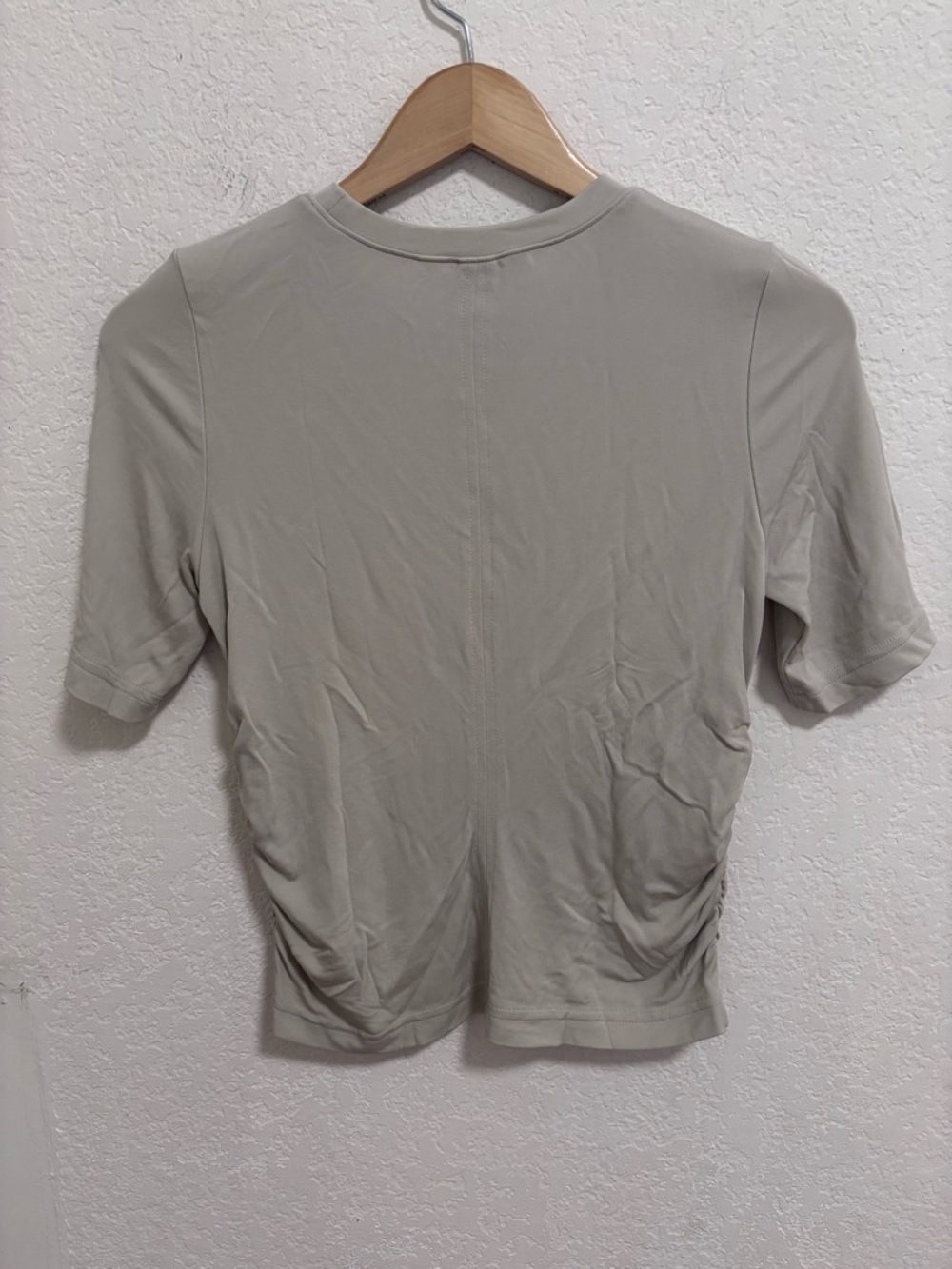 SPANX Sleek Jersey Elbow Sleeve Ruched Top - Picture 7 of 9